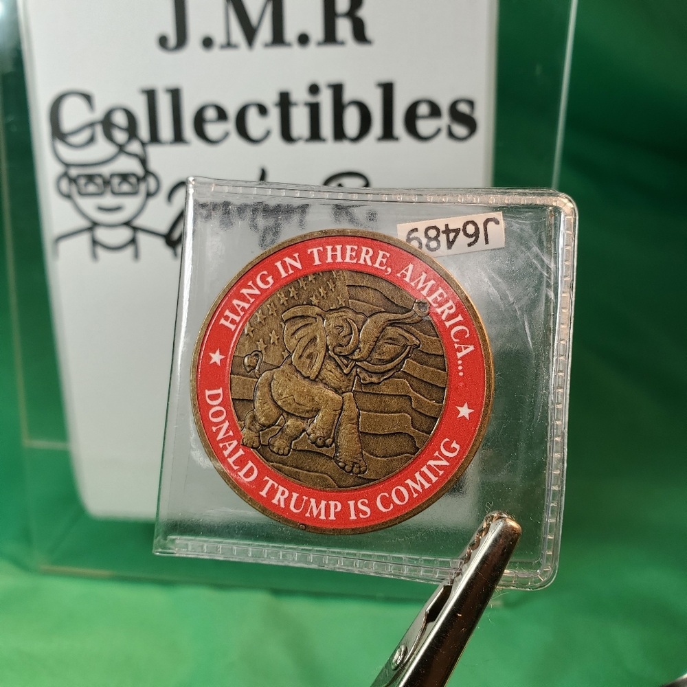 Rough Riders Medal - Hang In There America Donald Trump is Coming Round